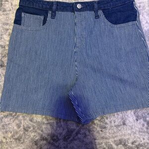 Girls EPIC THREADS Striped Denim Shorts